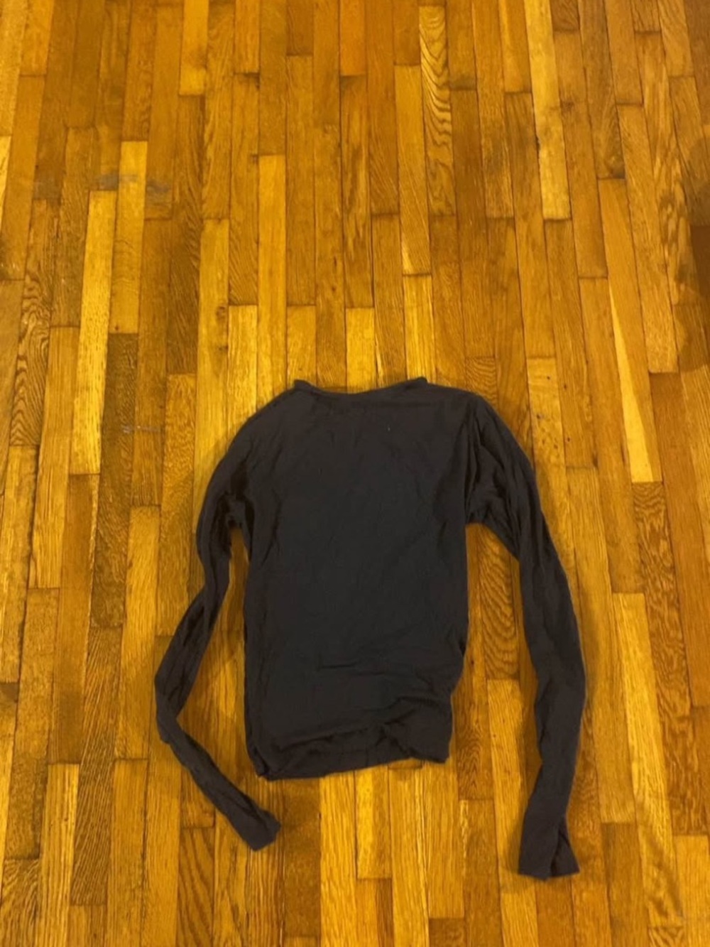 Women’s Long-Sleeve Crew Tee — Navy